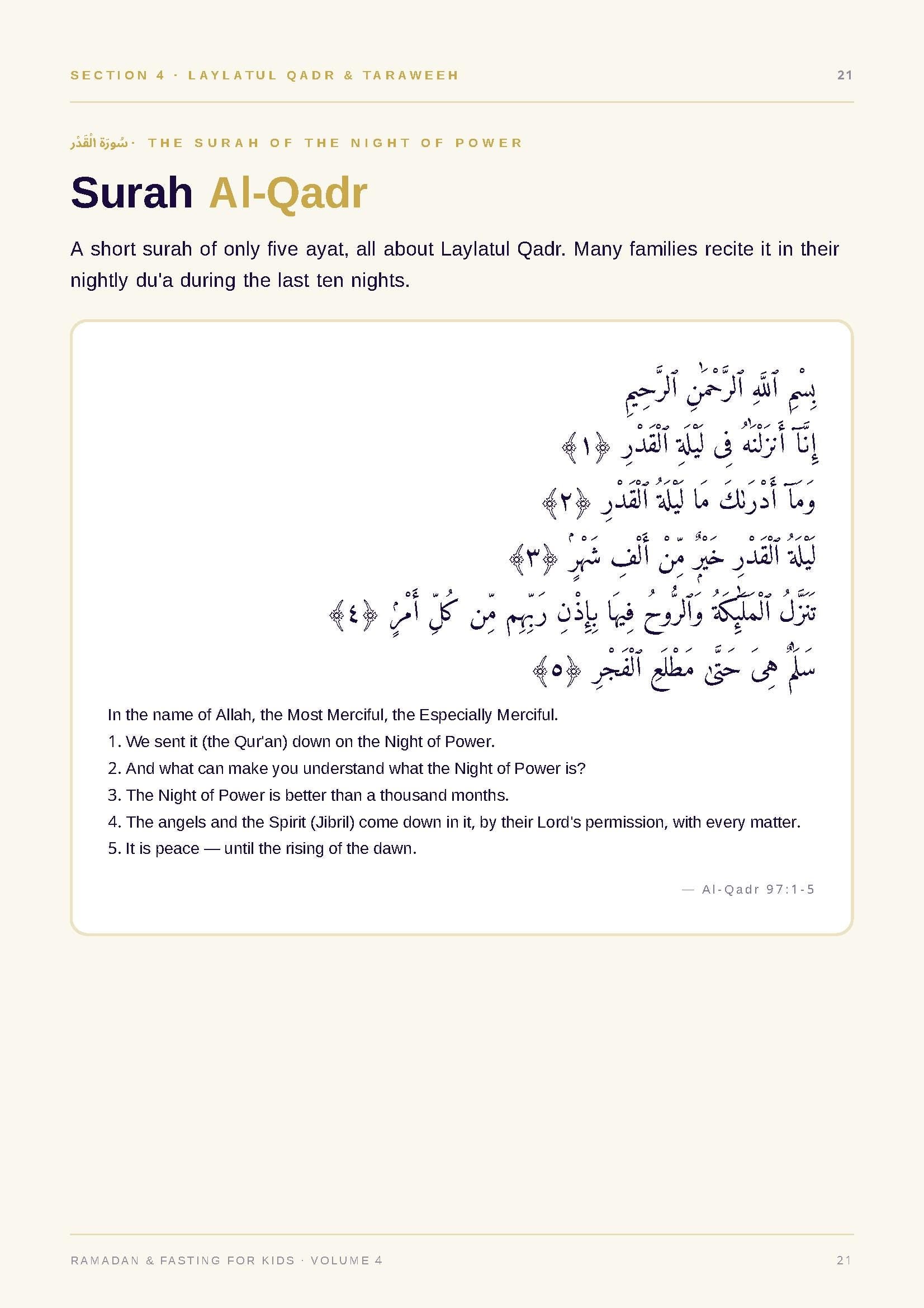 Islamic Activity Book Vol 4 — Ramadan & Fasting