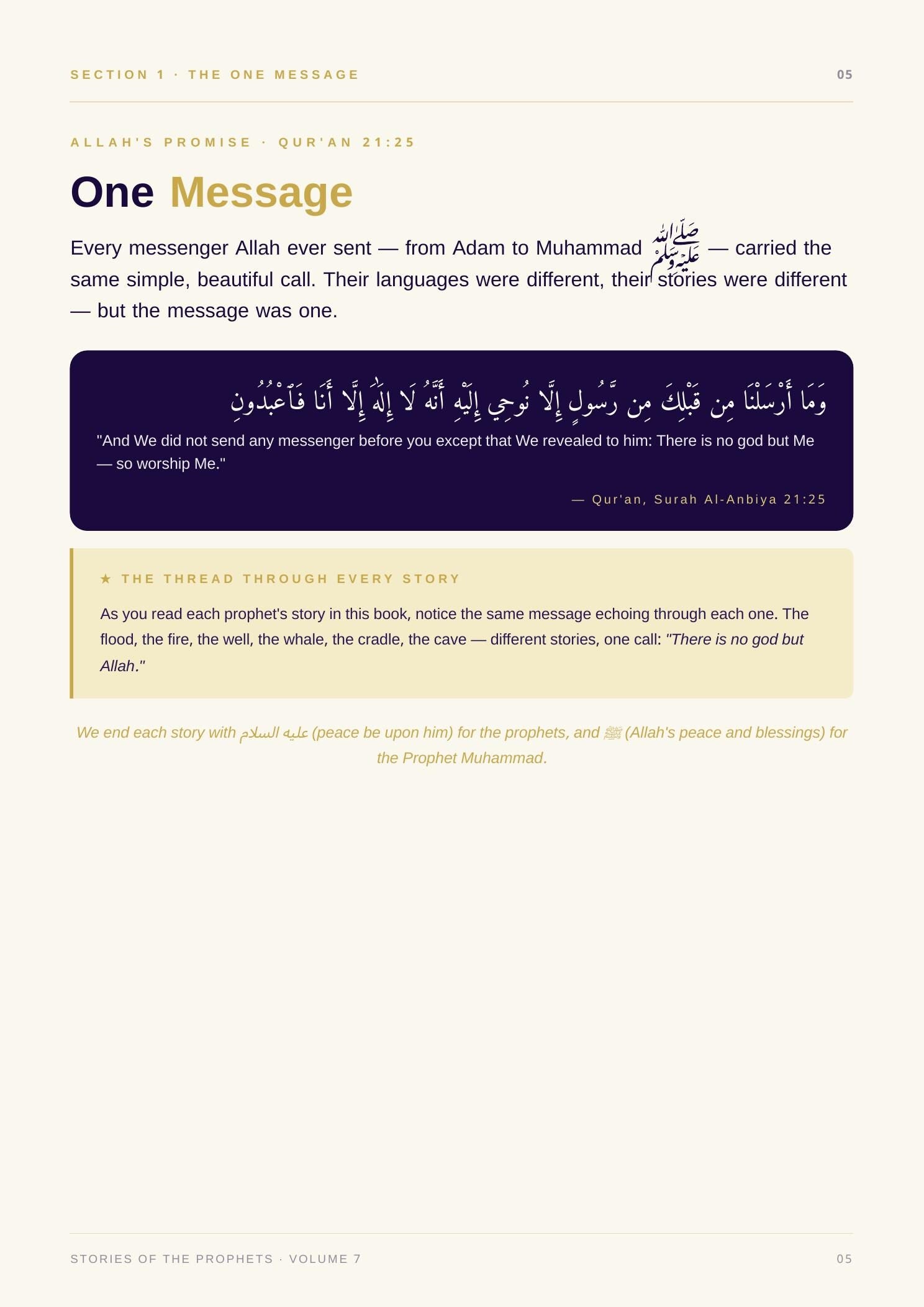 Islamic Activity Book for Kids Vol 7 — Stories of the Prophets