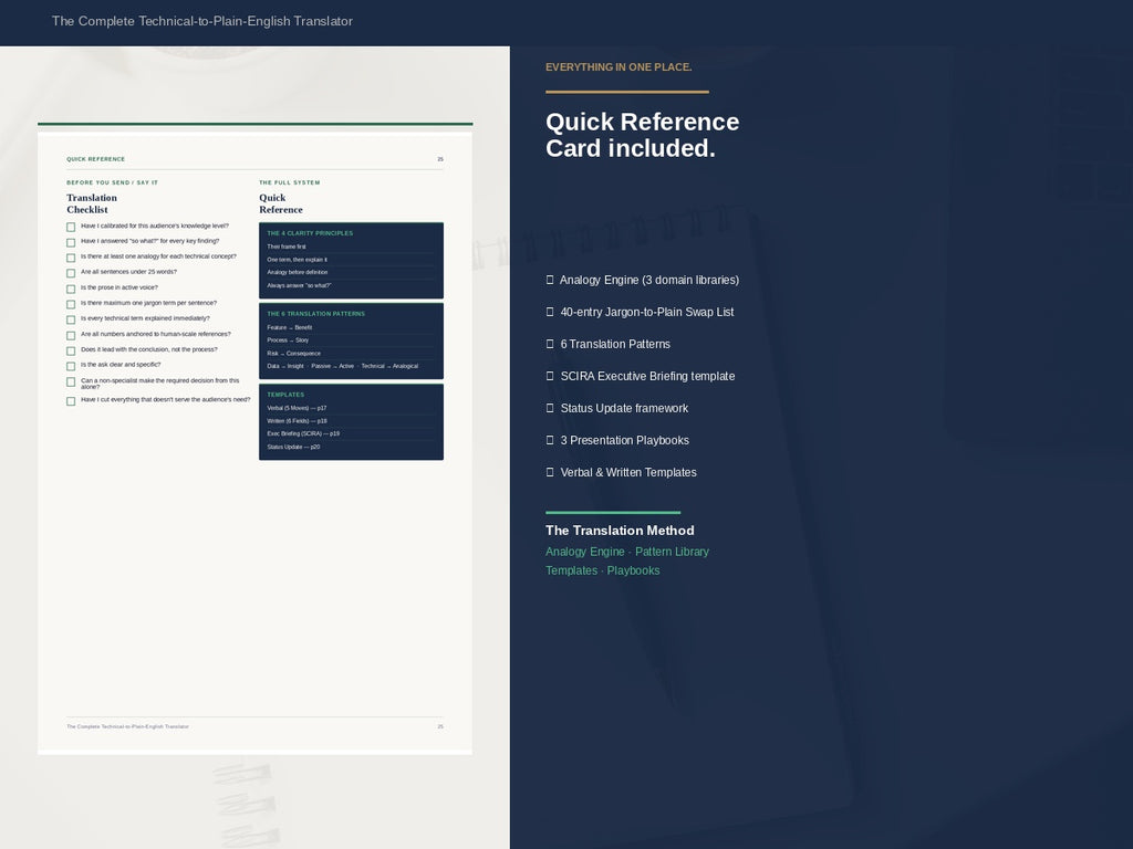 PDF · The Complete Technical-to-Plain-English Translator
