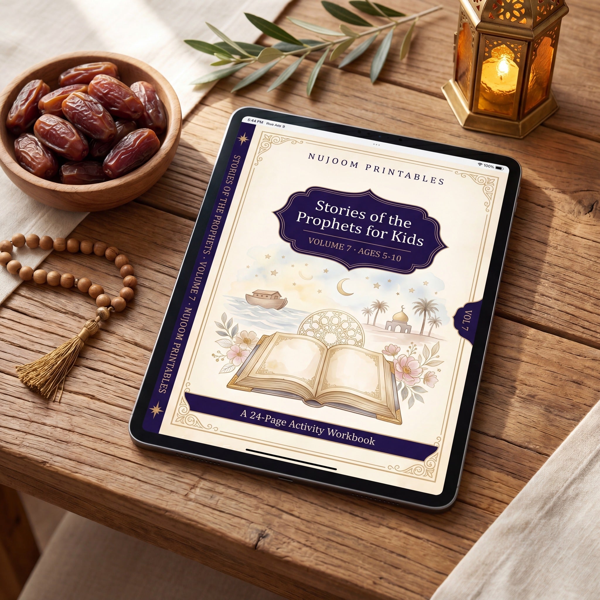 PDF · Islamic Activity Book for Kids Vol 7 | 37 Pages: Stories of the Prophets |