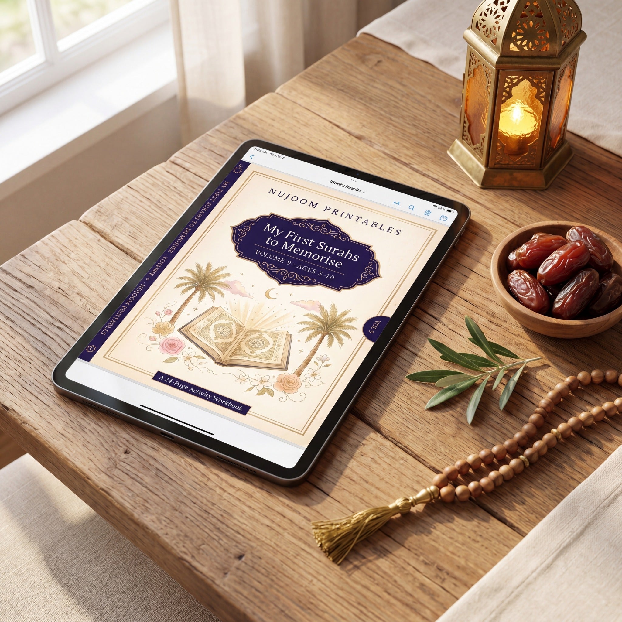PDF · Islamic Activity Book for Kids Vol 9 | 36 Pages: My First Surahs to Memori